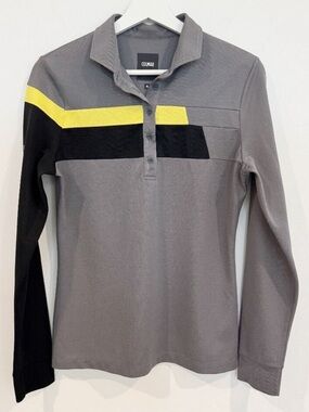 Colmar Long Sleeve Button Polo‎ Shirt Outdoors Casual Golf Office Classic Medium